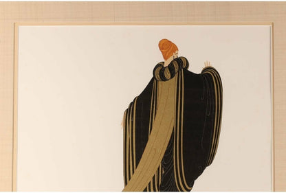 Erte - Ready For The Ball Serigraph Silkscreen Ed111 Signed Numbered Framed