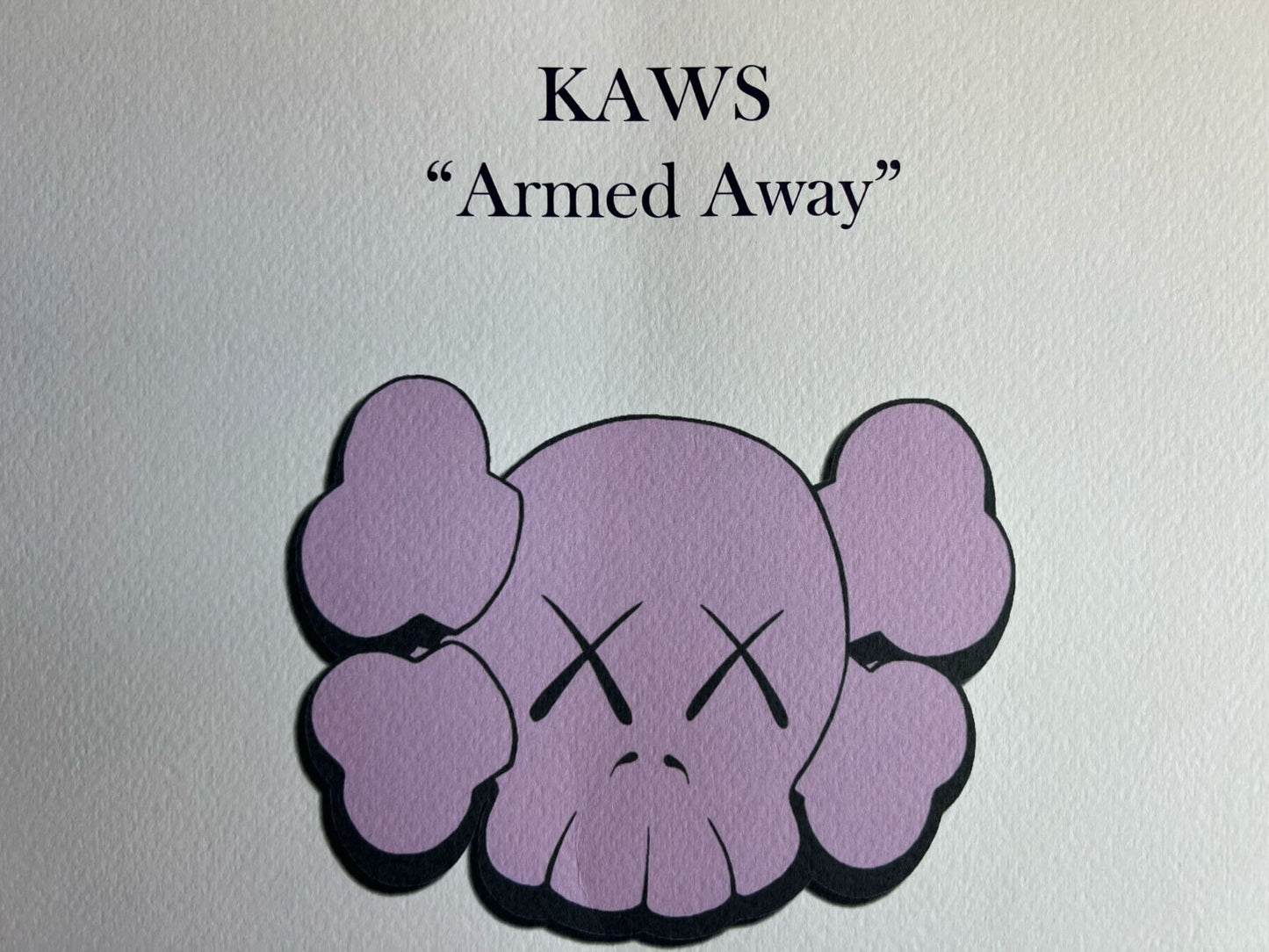 Kaws Lithograph Coa Numbered Limited Certified (Mori Museum)