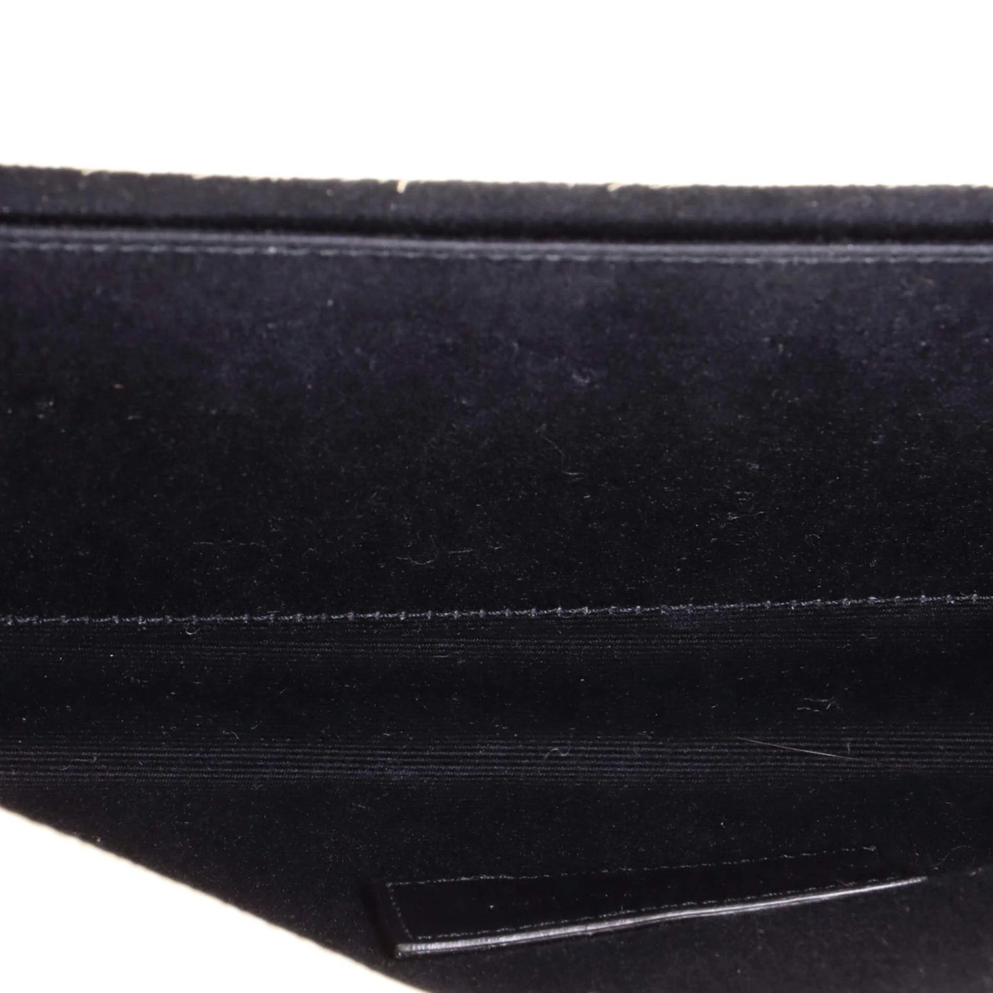 Saint Laurent Classic Monogram Envelope Wristlet Clutch Mixed Matelasse Leather