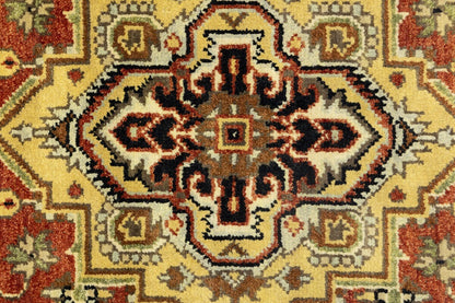 4X6 Ft Geometric Tribal Serapi Rug Wool Oriental