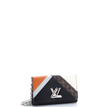 Louis Vuitton Twist Chain Wallet Limited Edition Monogram Canvas