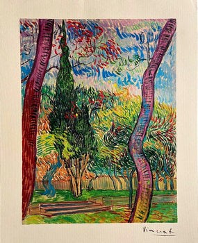 Vincent Van Gogh Museum Lithograph From A Painting Coa Signed Paul Klee Czanne