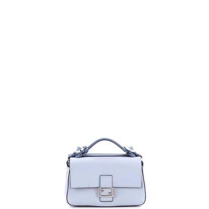 Fendi Flowerland Double Baguette Crossbody Bag Embellished Leather Micro