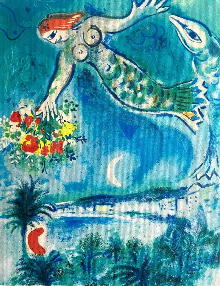 Marc Chagall Lithograph Coa Hand Numbered Signed Collectible