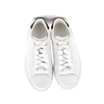 Louis Vuitton Women'S Time Out Sneakers Monogram Embossed Leather