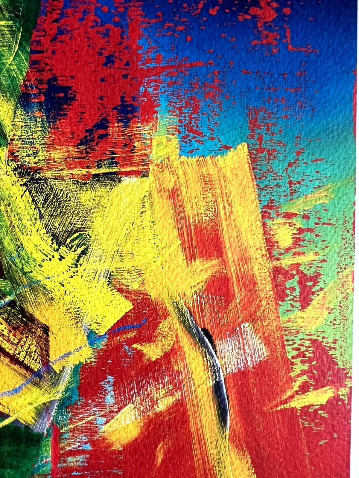 Gerhard Richter Lithograph Signed Coa (Hand Numbered)