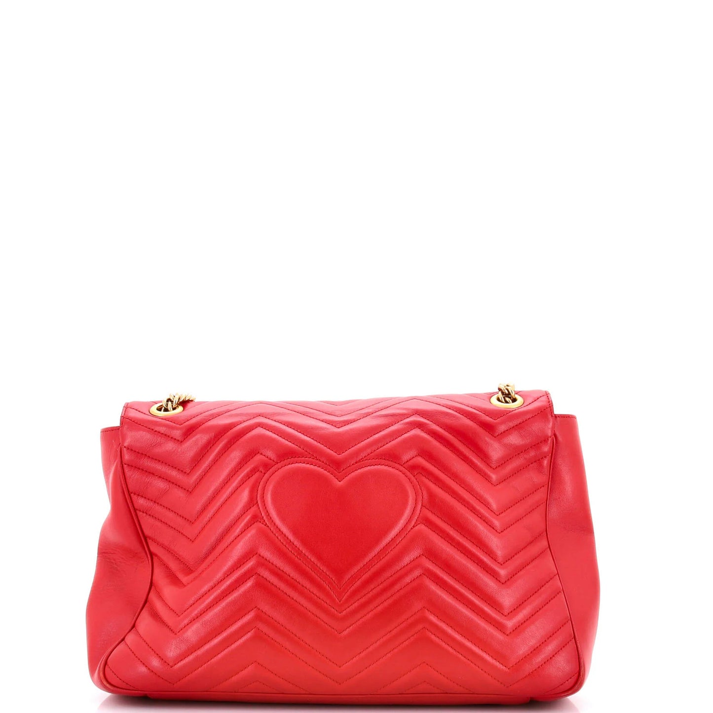 Gucci Gg Marmont Flap Bag Matelasse Leather Large