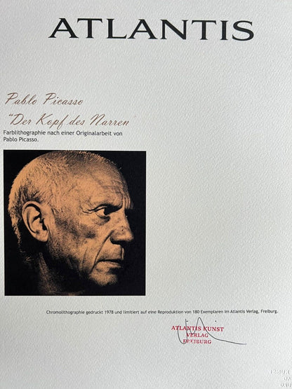 Pablo Picasso (Lithograph Signed Coa) (Limited Pencil Numbered)