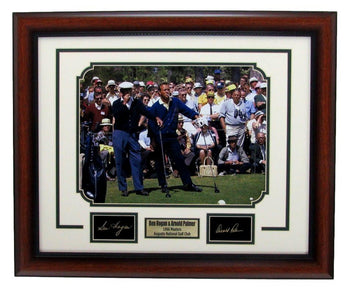 Arnold Palmer/Ben Hogan 1966 Masters 11X14 Framed Photo W/Laser Engraved Auto