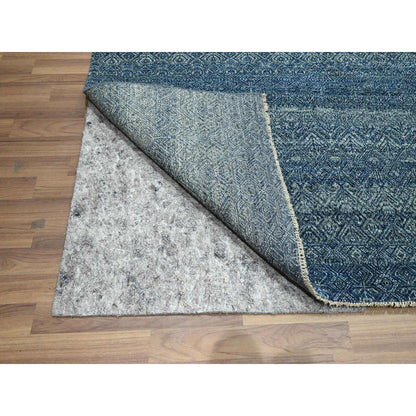 8'X10' Aegean Blue Kohinoor Herat Pattern Pure Wool Hand Knotted Rug