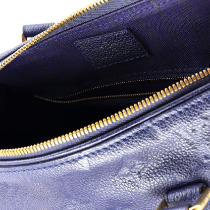 Louis Vuitton Speedy Bandouliere Bag Monogram Empreinte Leather 25