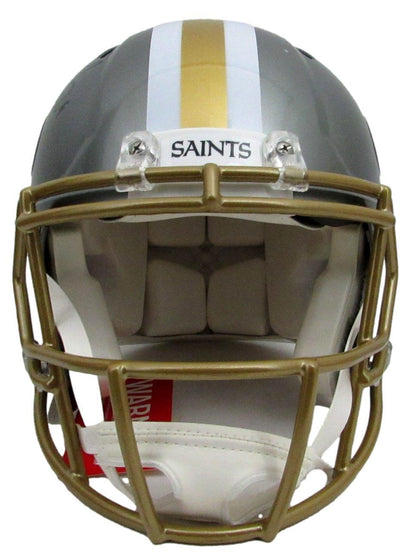 Drew Brees Autographed Full Size Flash Authentic