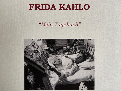 Frida Kahlo Lithograph Coa Signed Numbered By Hand In Pencil Crayon
