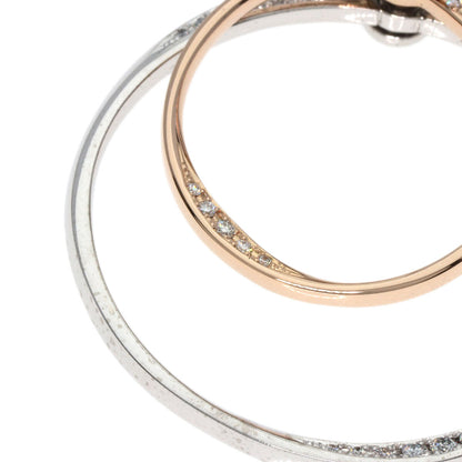 Waltham   Necklace Swing Diamond K18 White Gold
