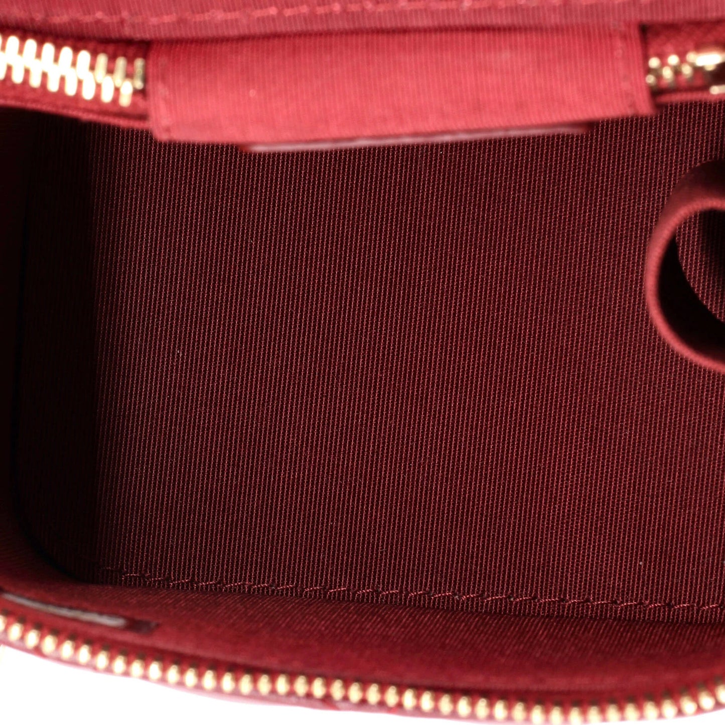 Chanel Classic Top Handle Vanity Case With Chain Quilted Lambskin Mini