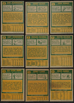 1971-72 Topps Hockey Philadelphia Flyers Complete