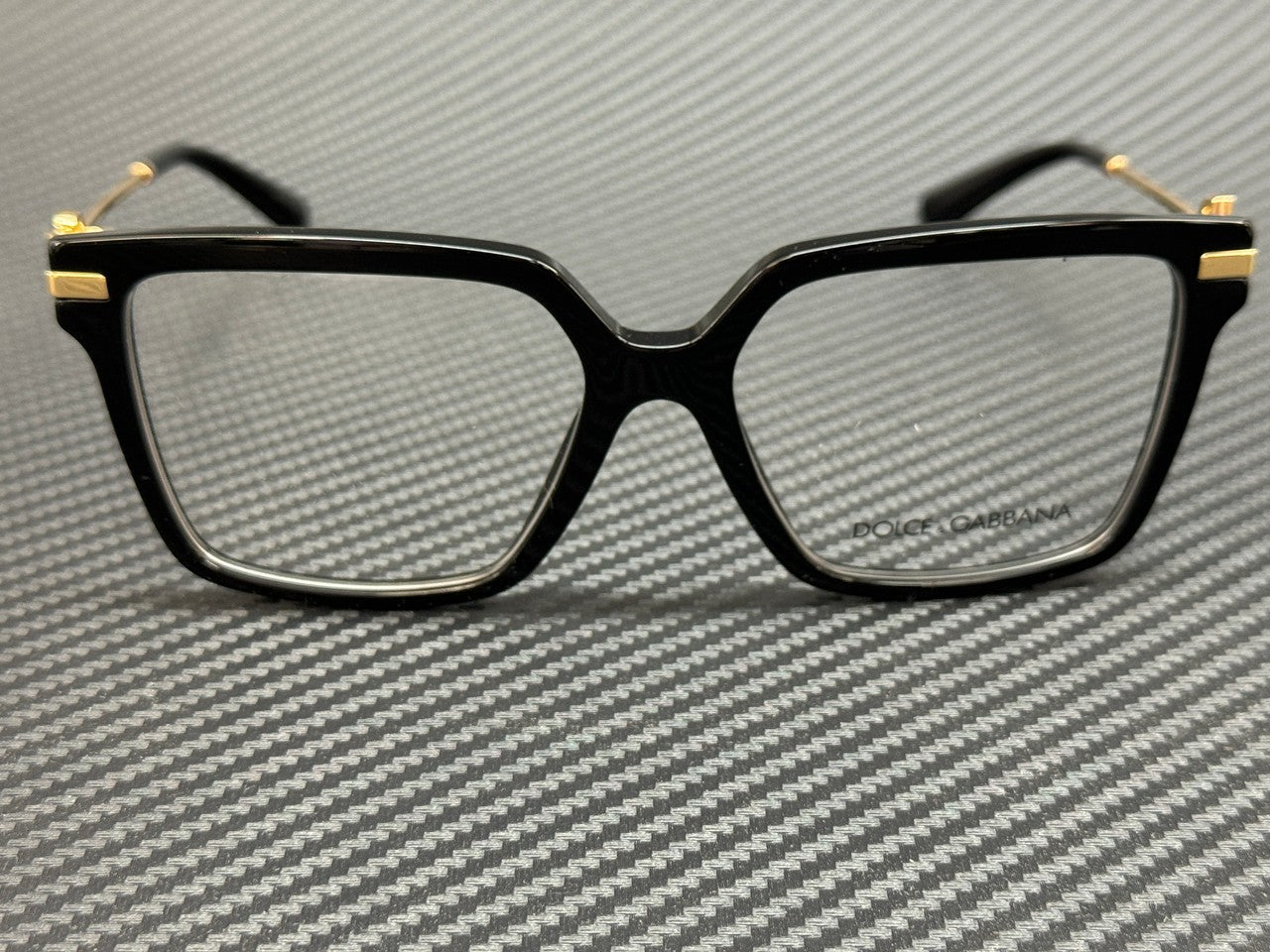 DOLCE & GABBANA DG3397 501 Black Gold Women's 56 mm Eyeglasses