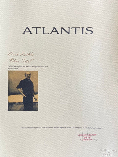 Mark Rothko Lithograph