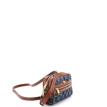 Gucci Ophidia Shoulder Bag Gg Denim Mini