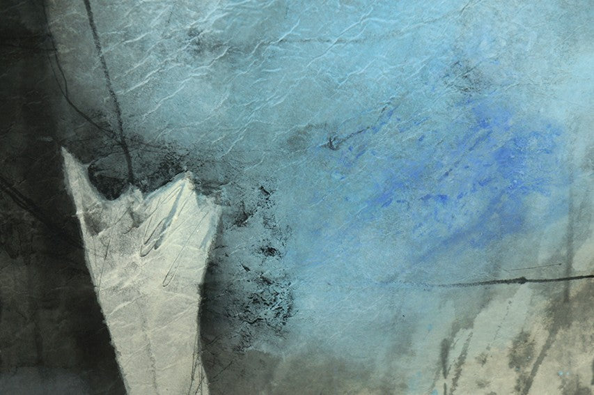 Mixed media painting exhibit miwa nishimura itabashi art museum 1995 part