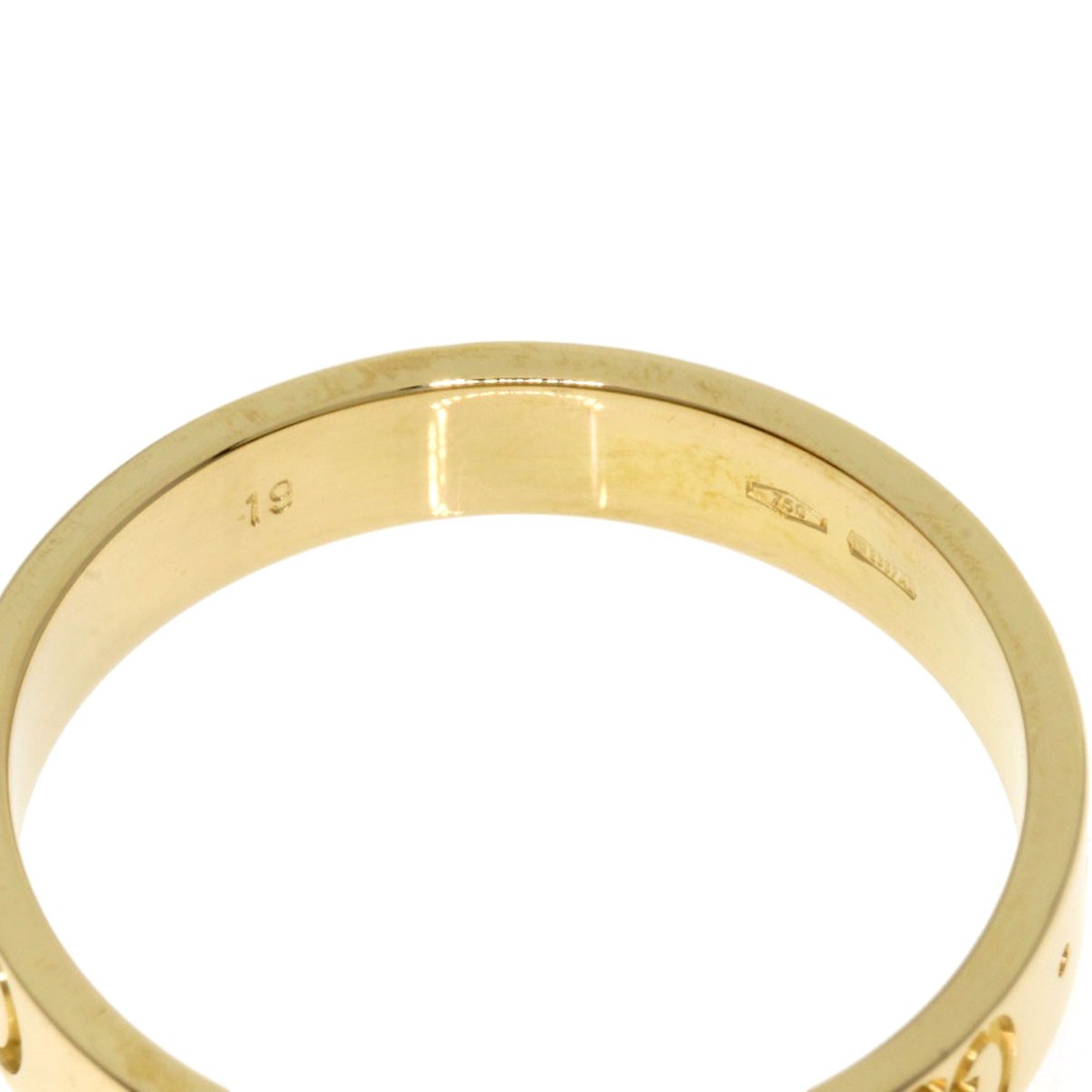 Gucci Icon # 19 Ring K18 Yellow Gold Ladies []