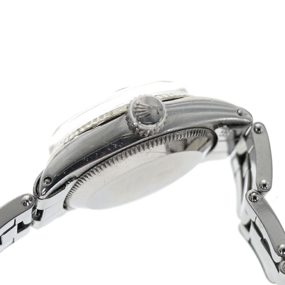 Rolex Oyster Date 6517 Silver Case Size 26.0Mm Ladies Used Watch #61423