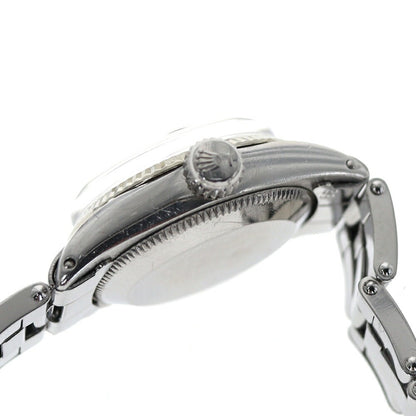 Rolex Oyster Date 6517 Silver Case Size 26.0Mm Ladies Used Watch #61423