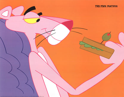 Blake Edwards The Pink Panther Enjoying Someone Else'S Sandwich " Offset