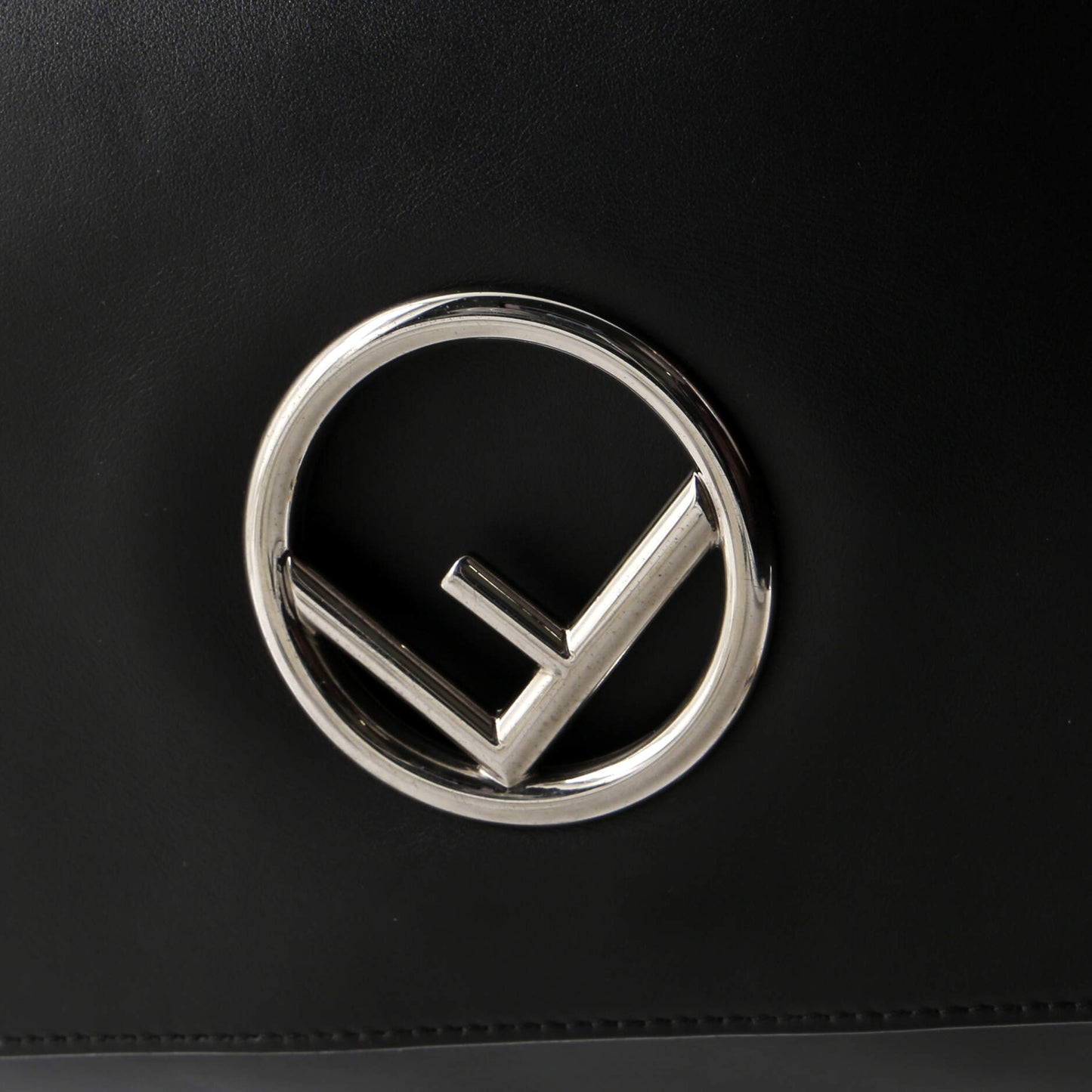 Fendi Kan I F Shoulder Bag Leather Medium