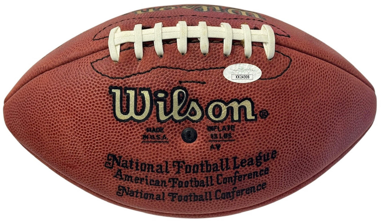 Johnny Unitas Autographed Official Wilson Nfl Football (Jsa)