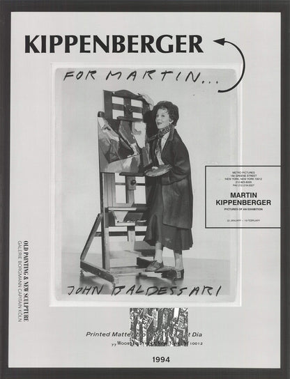 Martin Kippenberger For Martin " Offset Lithograph Contemporary