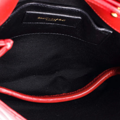 Saint Laurent Classic Monogram Envelope Chain Bag Matelasse Chevron Leather