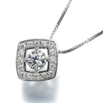 Vendome Necklace Diamond 0.221Ct/0.10Ct 900 850 Platinum