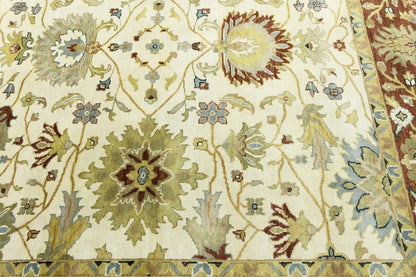 Hand-Knotted Vintage Style Floral Peshawar Osh