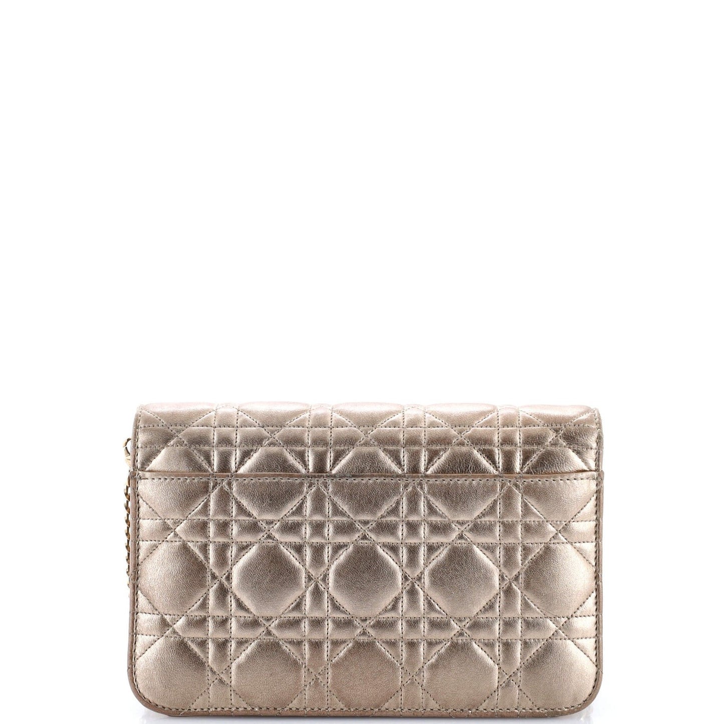 Christian Dior Miss Dior Promenade Pouch Cannage Quilt Lambskin Large