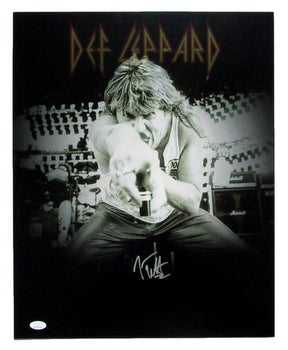 Joe Elliott Autographed 16X20 Photo Def Leppard