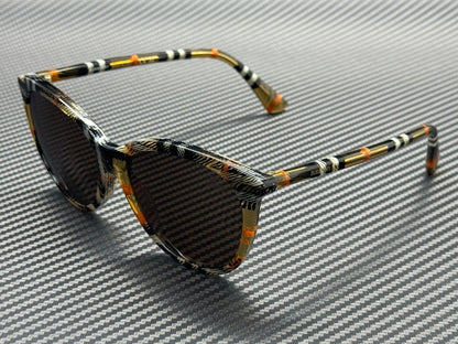 BURBERRY BE4455 416373 Check Sand Brown Women's 55 mm Sunglasses