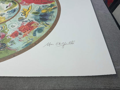 Marc Chagall Paris Opera Ceiling " Poster Modernism Green Yello
