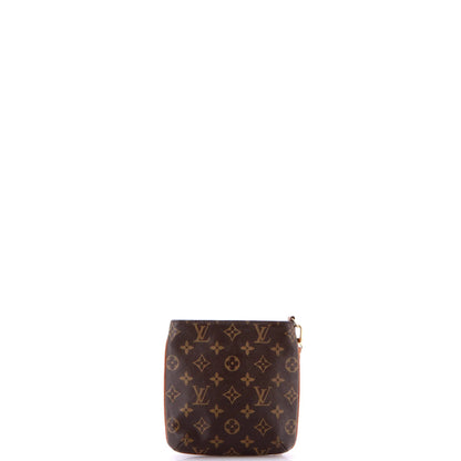 Louis Vuitton Partition Wristlet Clutch Monogram Canvas
