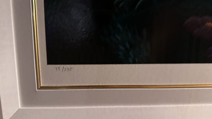 Jos Carlos Ramos "Trio Of Horses" Large Signed Lithograph 75/275 Framed Peru