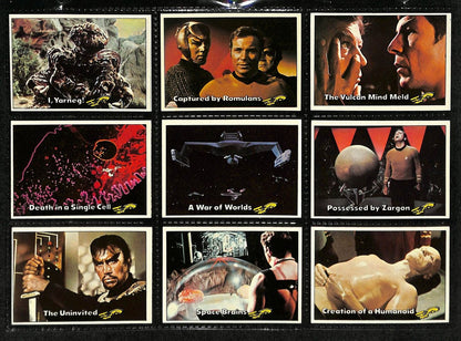 1976 Topps Star Trek Complete (88) Card Set With Stickers (22) 197416