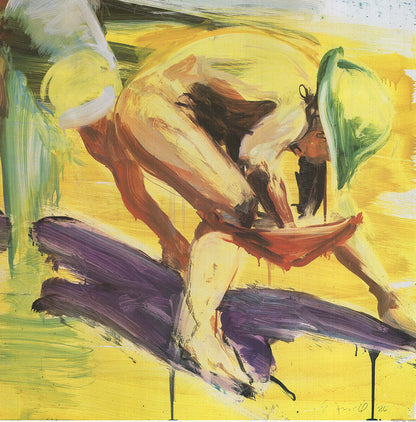 Eric Fischl Kids At The Beach " Poster Contemporary Multicolor, Y