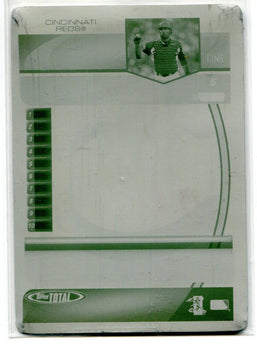 Jason Larue 2005 Topps Total Printing Plate Yellow 1/1 #76 Card