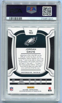 Jordan Davis 2022 Panini Certified Rc #150 276/399 Psa Graded 10
