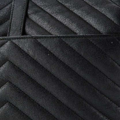 Saint Laurent Classic Monogram College Bag Matelasse Chevron Leather Medium