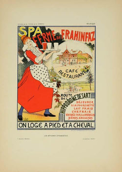 Original Vintage Poster Ferme De Frahinfaz Crespin For Affiches Etrangeres 1897