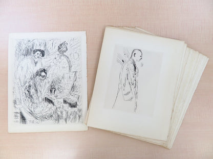 Regis Gignoux & Andre Dunoyer De Segonzac L'Appel Du Clown 1930 1St 30 Etching