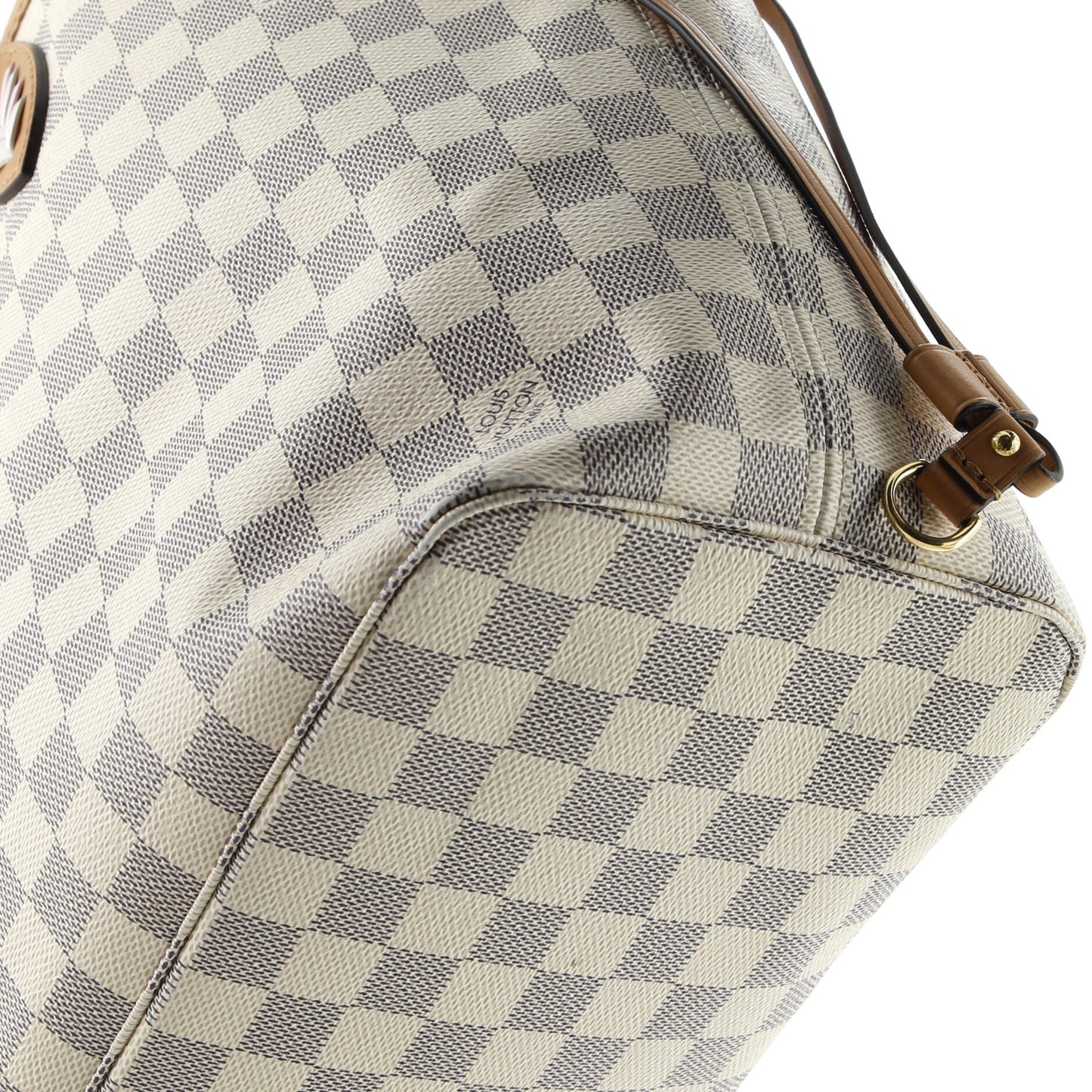 MM Louis Vuitton Neverfull NM Tote Damier with Braided Detail
