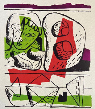 Le Corbusier Lithograph Certified Coa Editions Forces-Vives