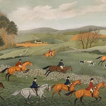 Vincent Haddelsey Hunting In Ireland Limited Edition Lithograph 114/200 Signed